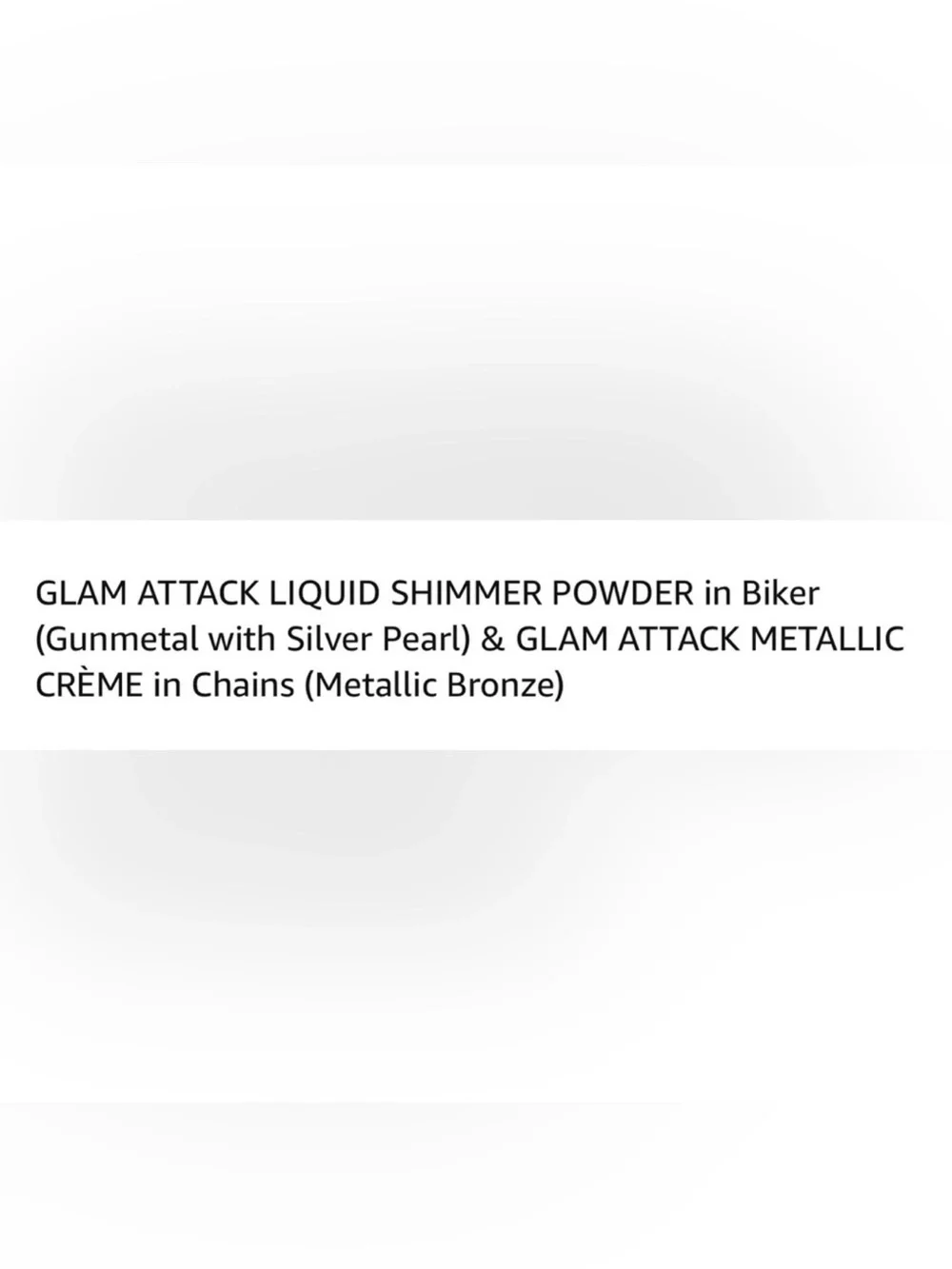 Haus Laboratories Glam Attack Liquid Shimmer Powder SET OF 2 - BIKER & CHAINS